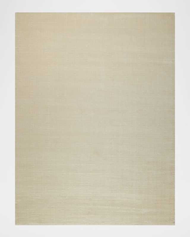 Velutto Hand-Loomed Light Beige Rug, 10' x 14'